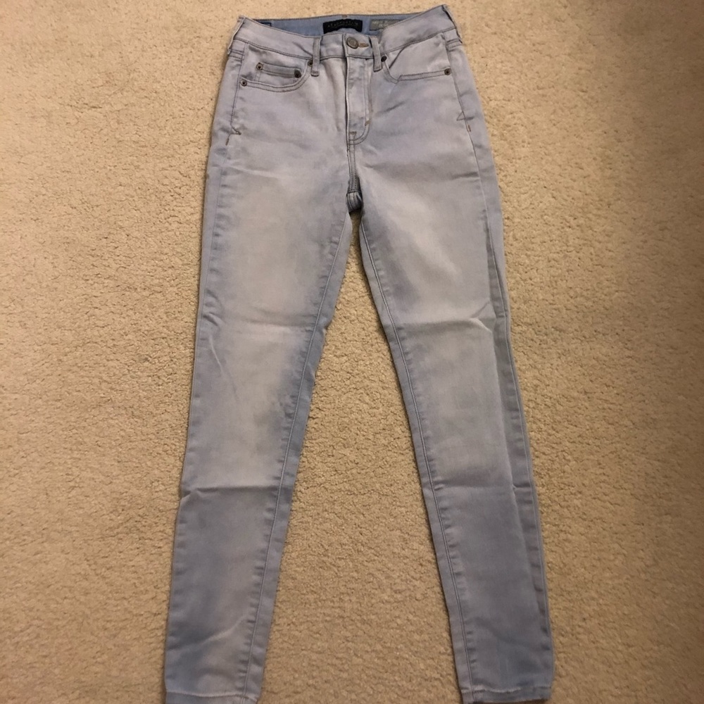 Aeropostale Light Blue Jeans High Waist Jegging